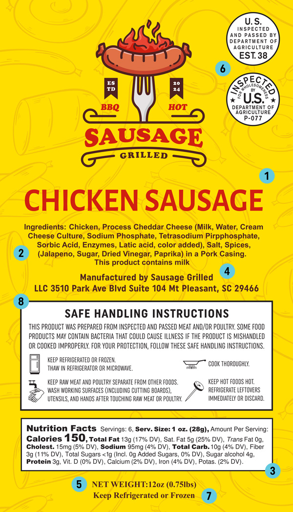 Key-Labeling-Requirements-for-Sausage-Products