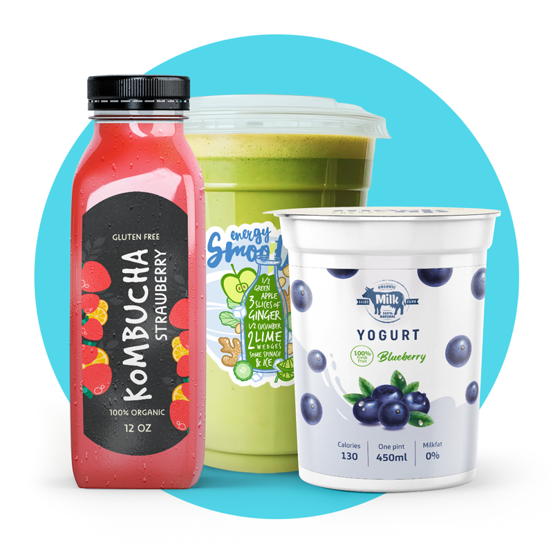 Packaging Types for Frozen Yogurt and Smoothies