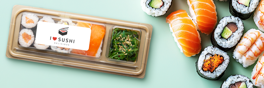 Sushi Packaging Options and Labeling
