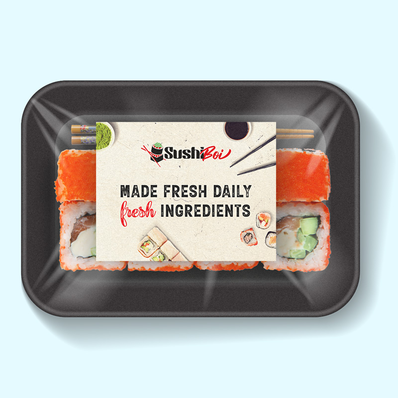 sushi labels slider