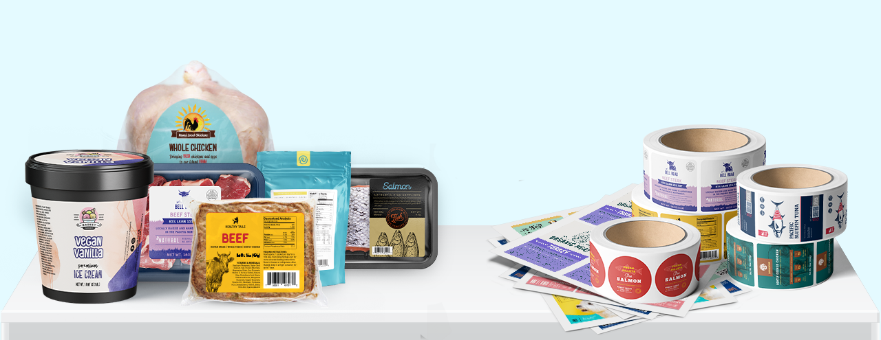 Types of freezer labels in the food industry