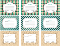 Freebie Friday: Printable freezer meal labels - Pretty Printables Ink