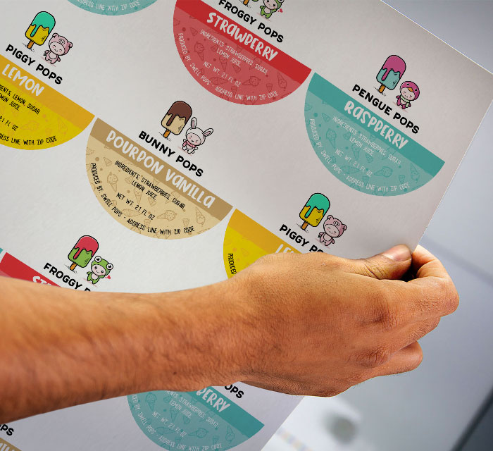 Freezer Labels Blank and Custom Labels for Frozen Food and Industrial