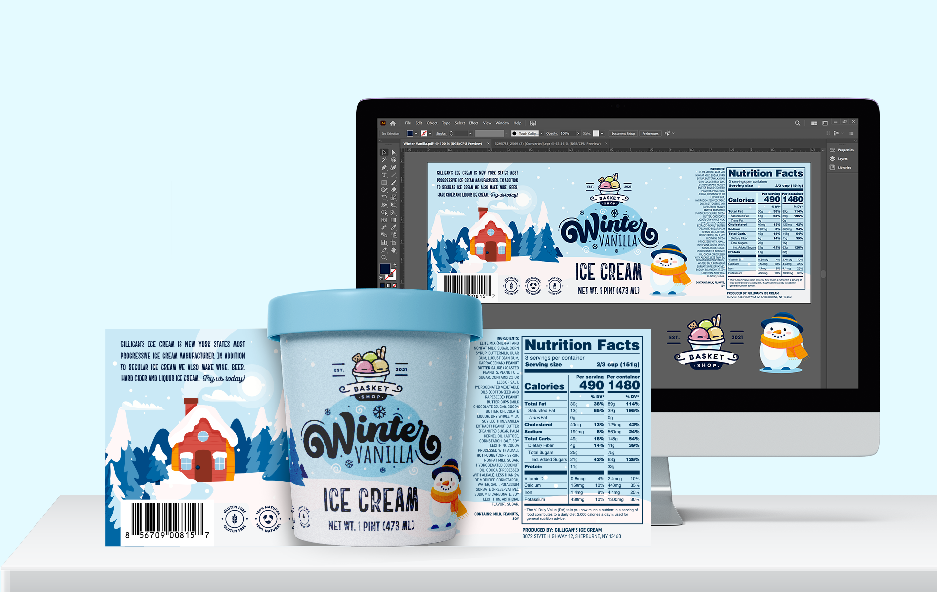 Label design services